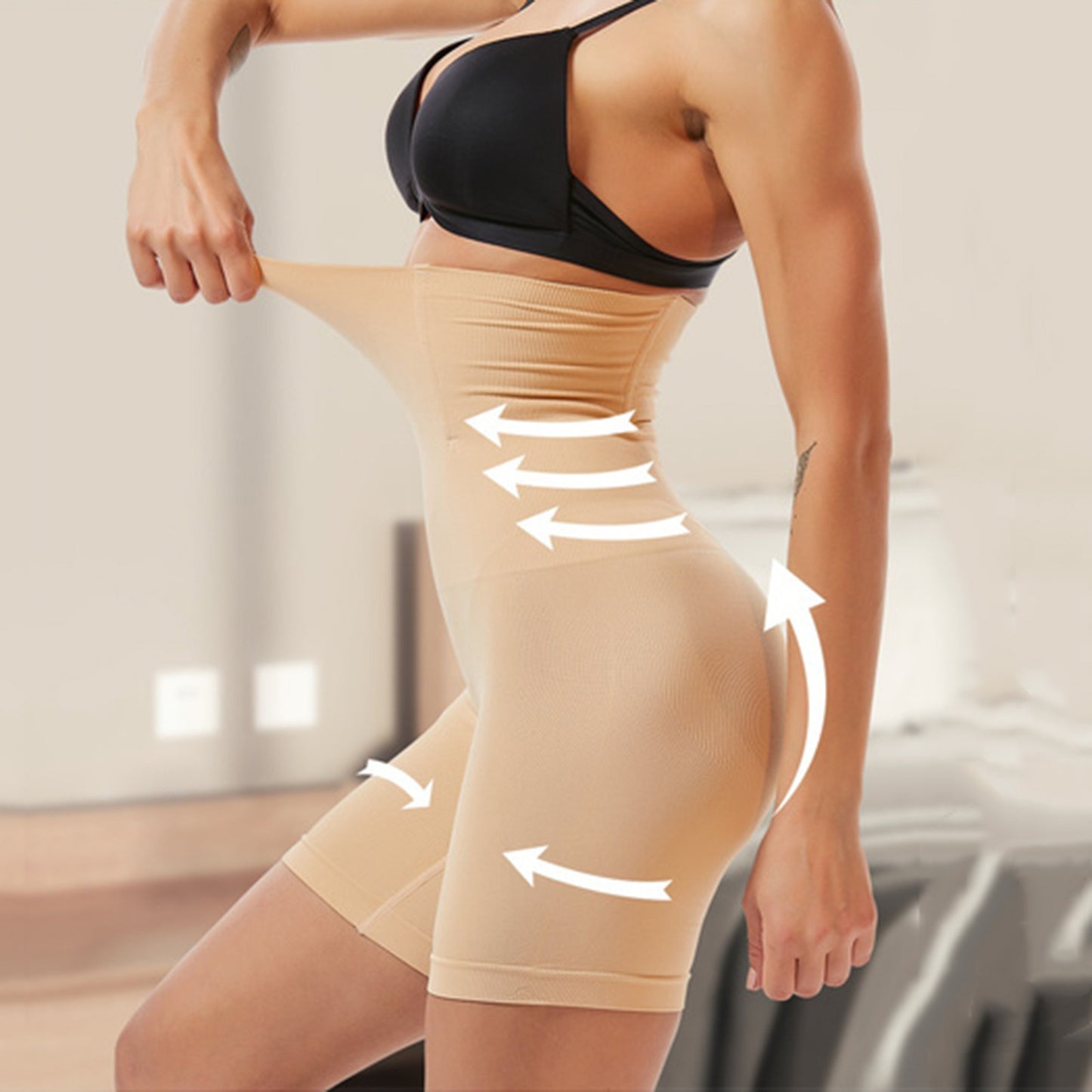High-Waist Sculpt Panty – Tummy Control & Butt Lift - Elroigin