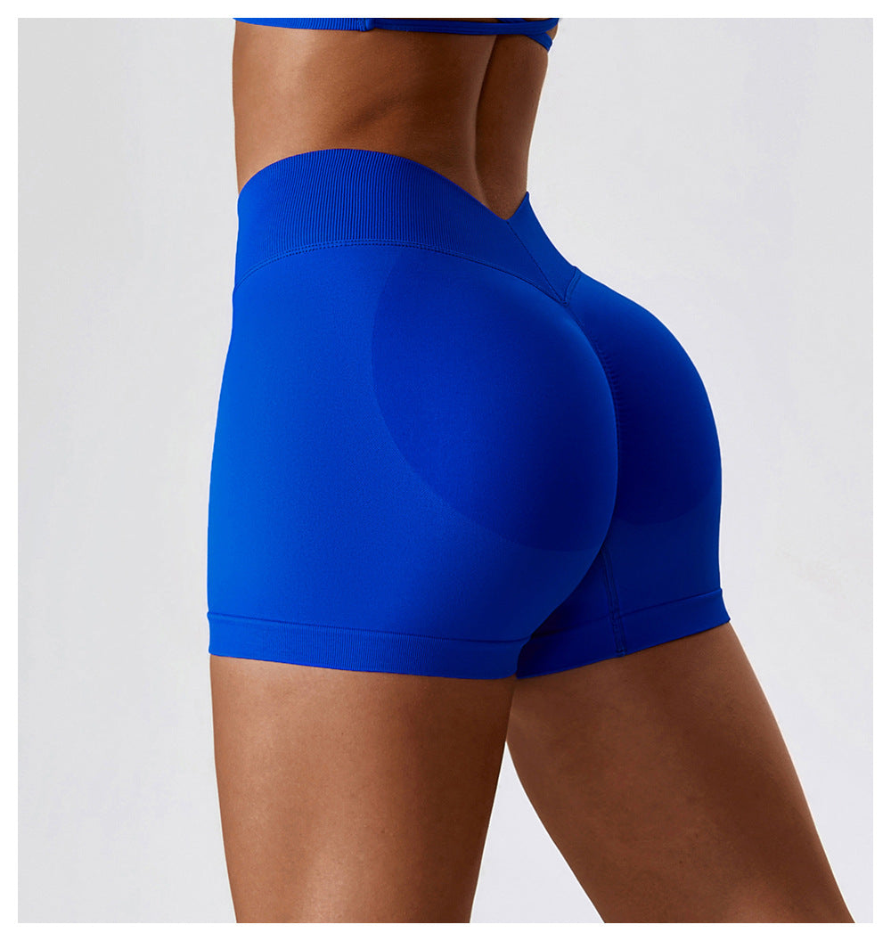 High-Waist Hip Lift Yoga Fitness Shorts