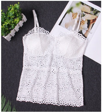 Elegant Strapless Lace Bandeau Bra