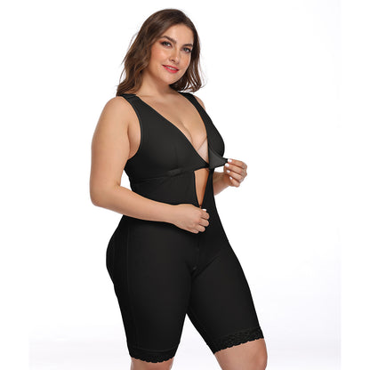Sculpting Bodysuit Plus Size Shapewear - Elroigin