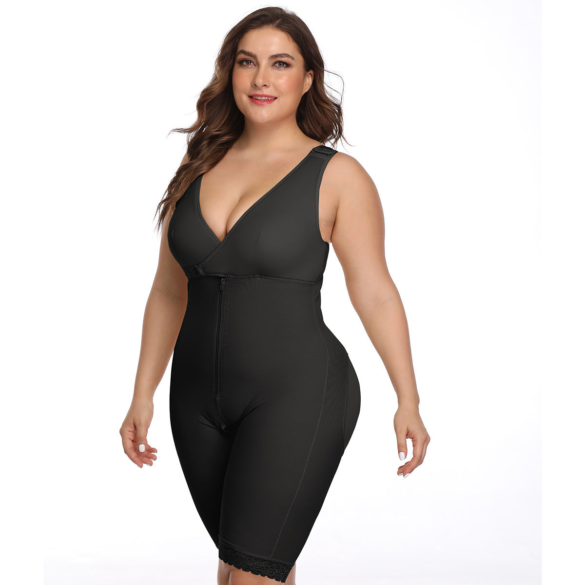 Sculpting Bodysuit Plus Size Shapewear - Elroigin