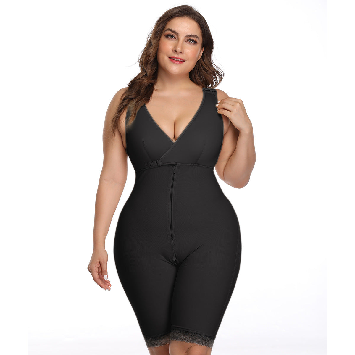Sculpting Bodysuit Plus Size Shapewear - Elroigin