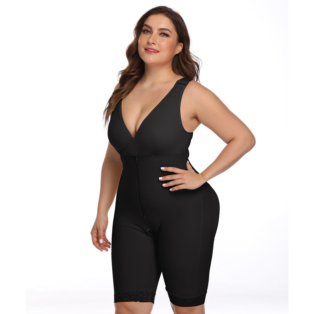 Sculpting Bodysuit Plus Size Shapewear - Elroigin