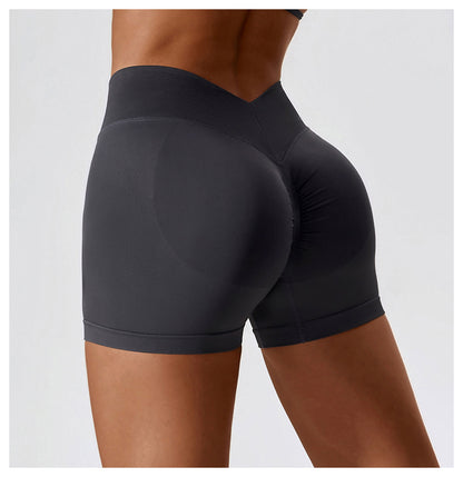 High-Waist Hip Lift Yoga Fitness Shorts
