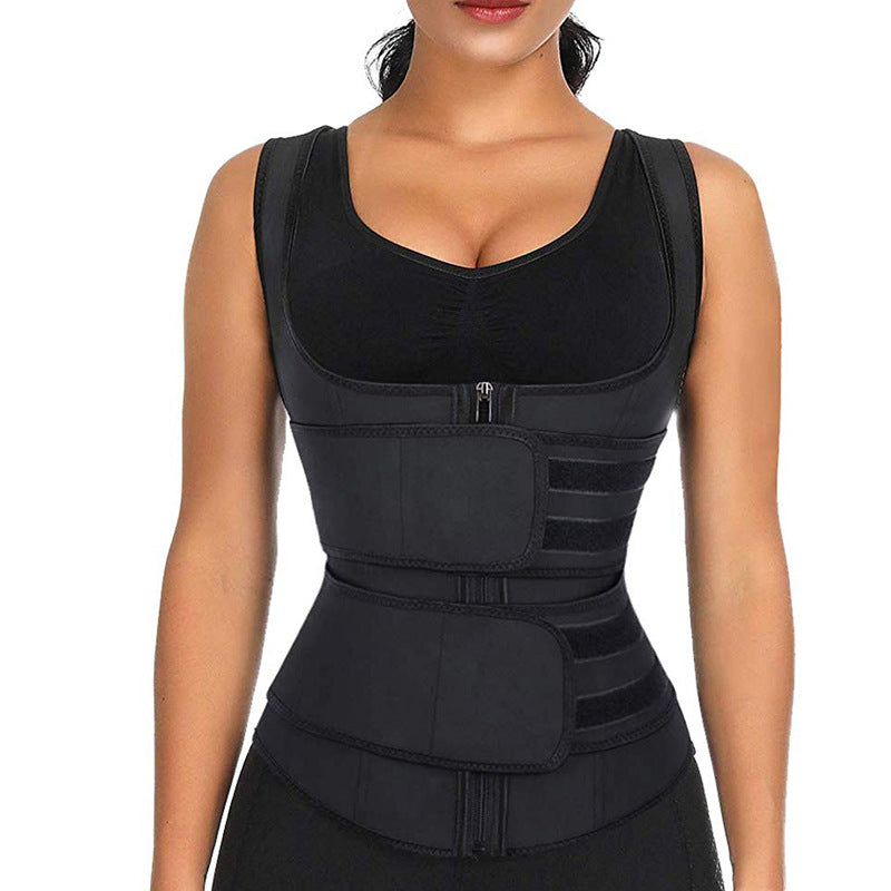 Dual Compression Waist Trainer Vest - Elroigin
