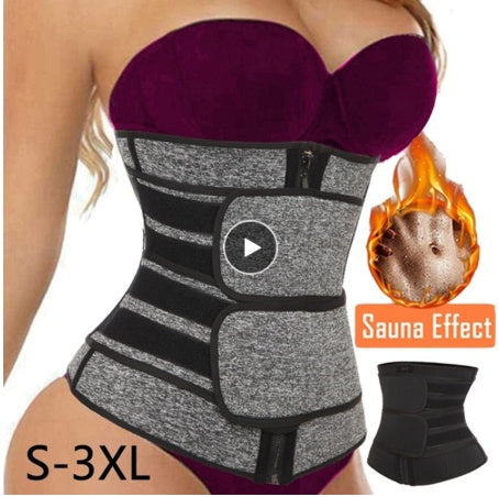 Waist Trainer Abdomen Corset Belt Fitness - Elroigin
