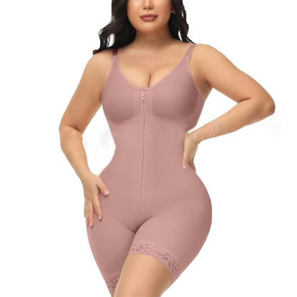 Body Shaper Lift Hips & belly Zipper Bodysuit