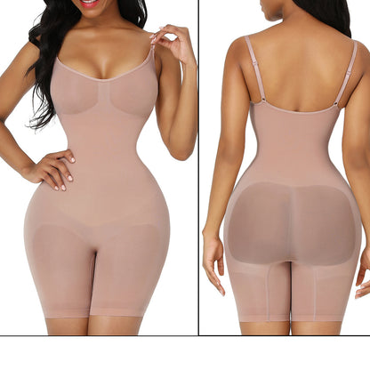 Tummy-Control Seamless Bodysuit - Elroigin