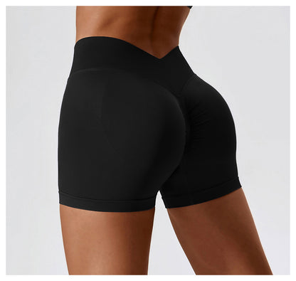 High-Waist Hip Lift Yoga Fitness Shorts
