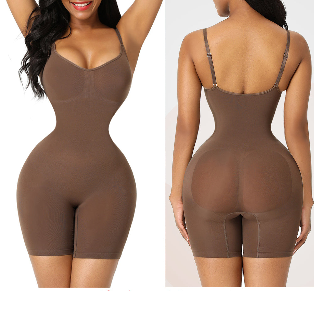 Tummy-Control Seamless Bodysuit - Elroigin