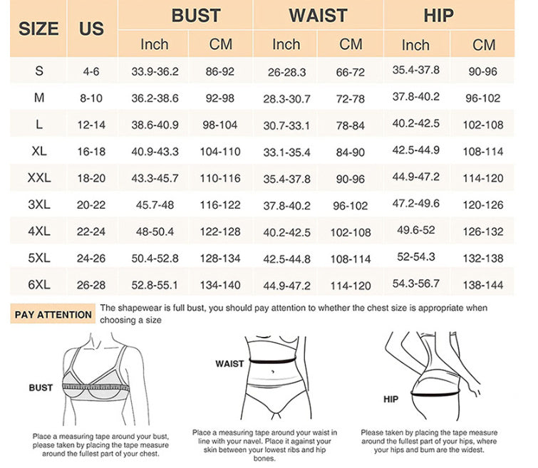 Body Shaper Lift hip, Belly & Chest with Zipper