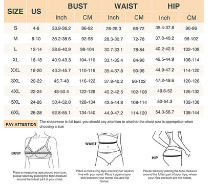 Body Shaper Lift hip, Belly & Chest with Zipper
