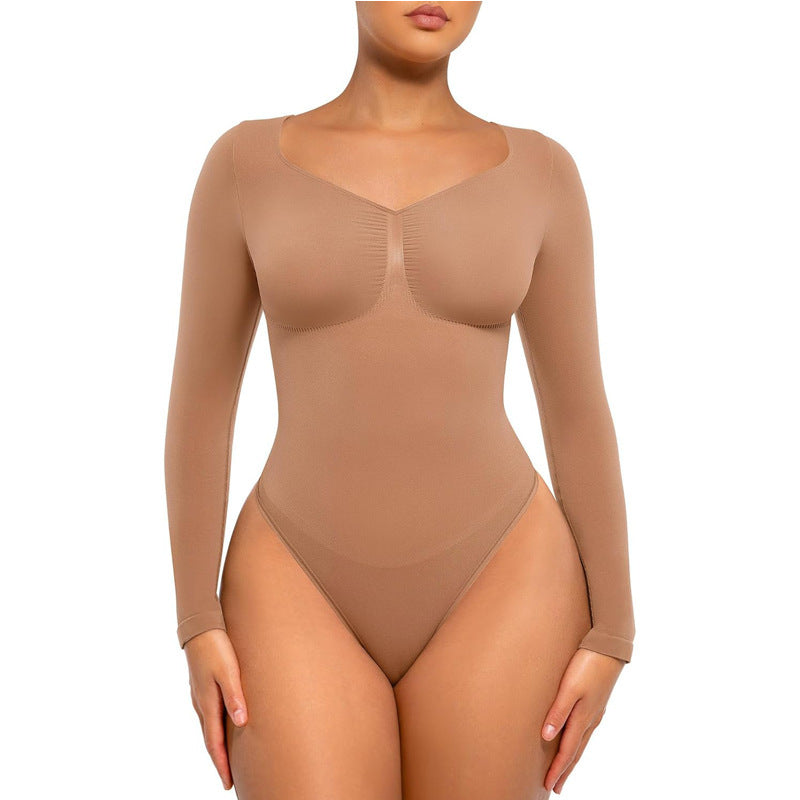 Long Sleeve Tummy Control Hip Lift Shaper