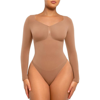 Long Sleeve Tummy Control Hip Lift Shaper