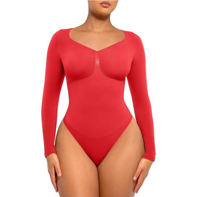 Long Sleeve Tummy Control Hip Lift Shaper