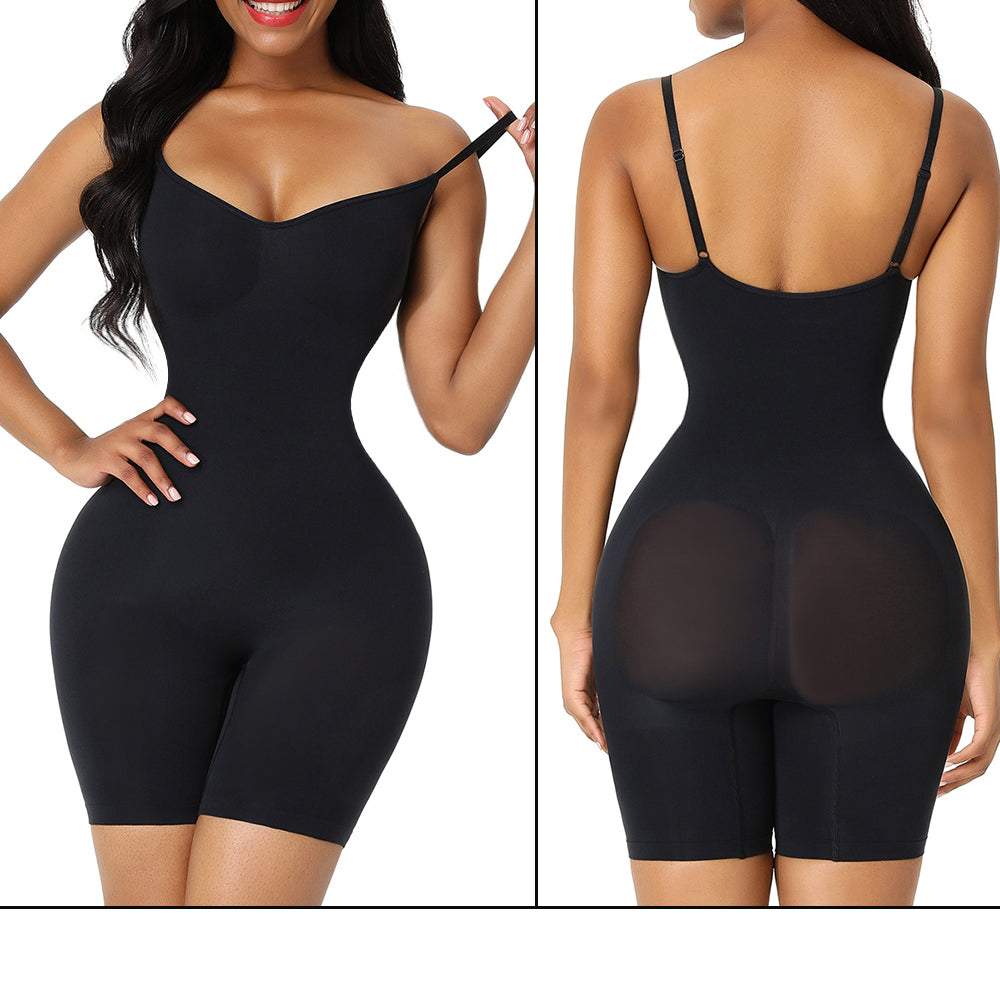 Tummy-Control Seamless Bodysuit - Elroigin