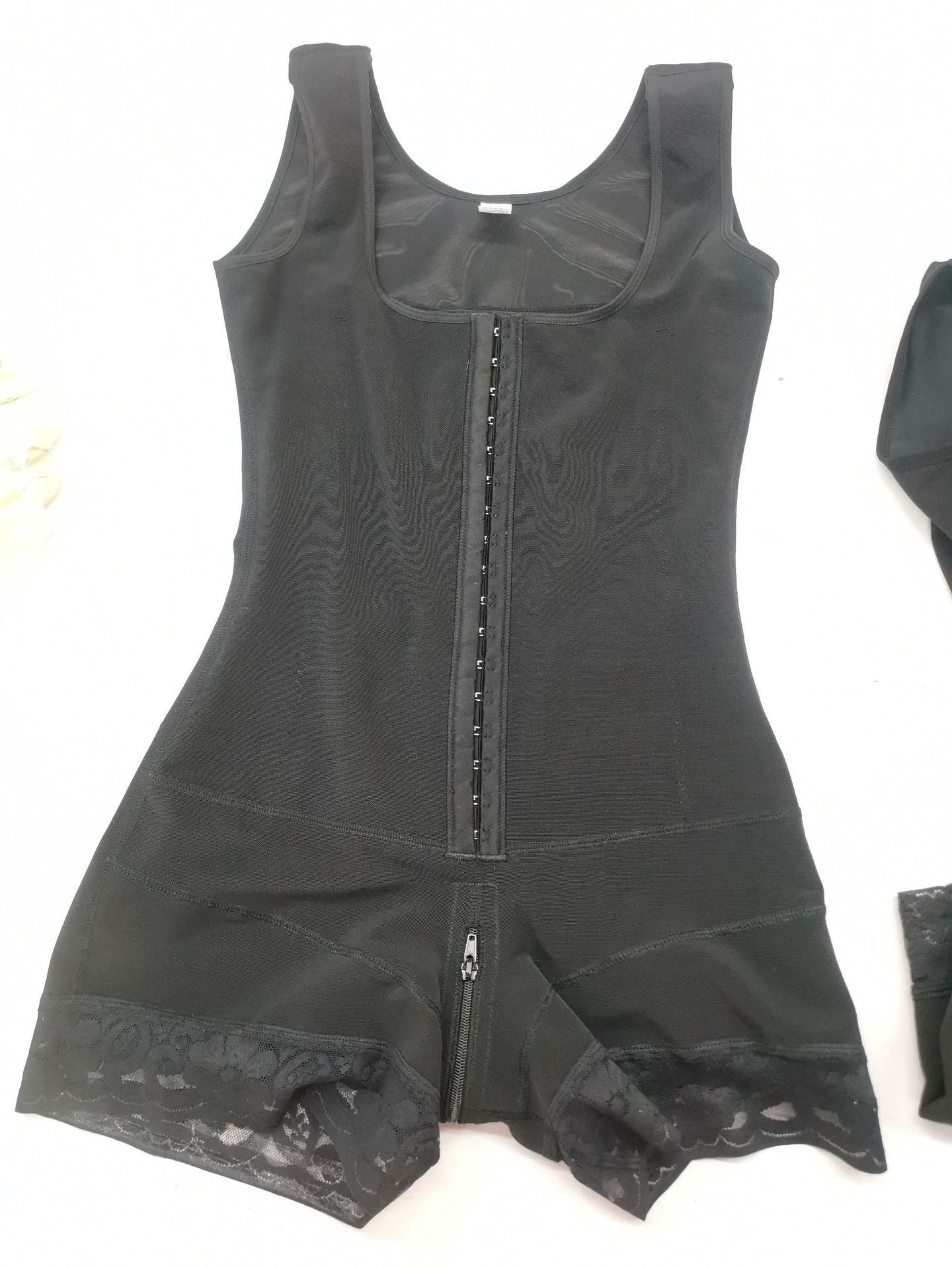 Fajas Colombianas Premium Hips Lift Tummy Control Zipper Bodysuit