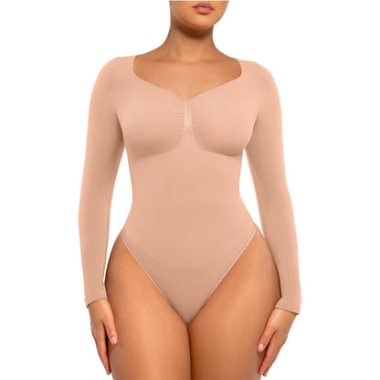Long Sleeve Tummy Control Hip Lift Shaper