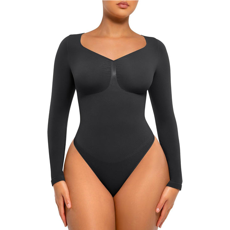Long Sleeve Tummy Control Hip Lift Shaper