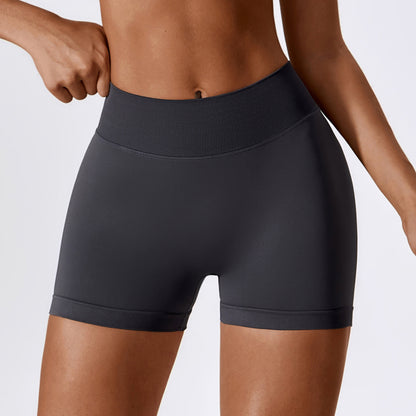 High-Waist Hip Lift Yoga Fitness Shorts