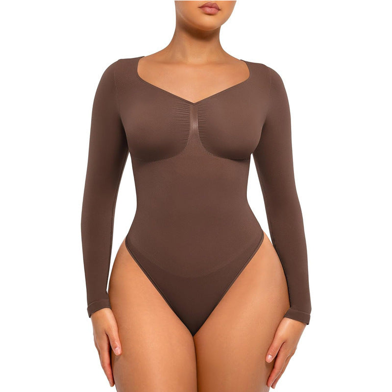 Long Sleeve Tummy Control Hip Lift Shaper