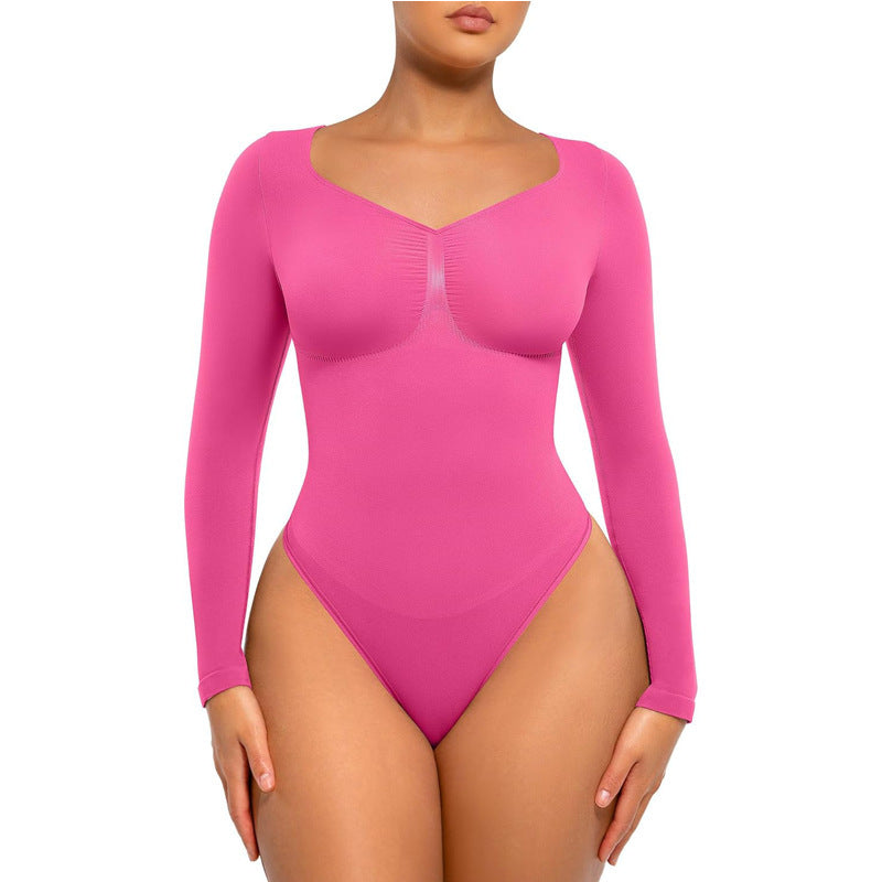 Long Sleeve Tummy Control Hip Lift Shaper