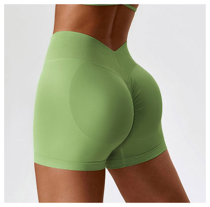 High-Waist Hip Lift Yoga Fitness Shorts