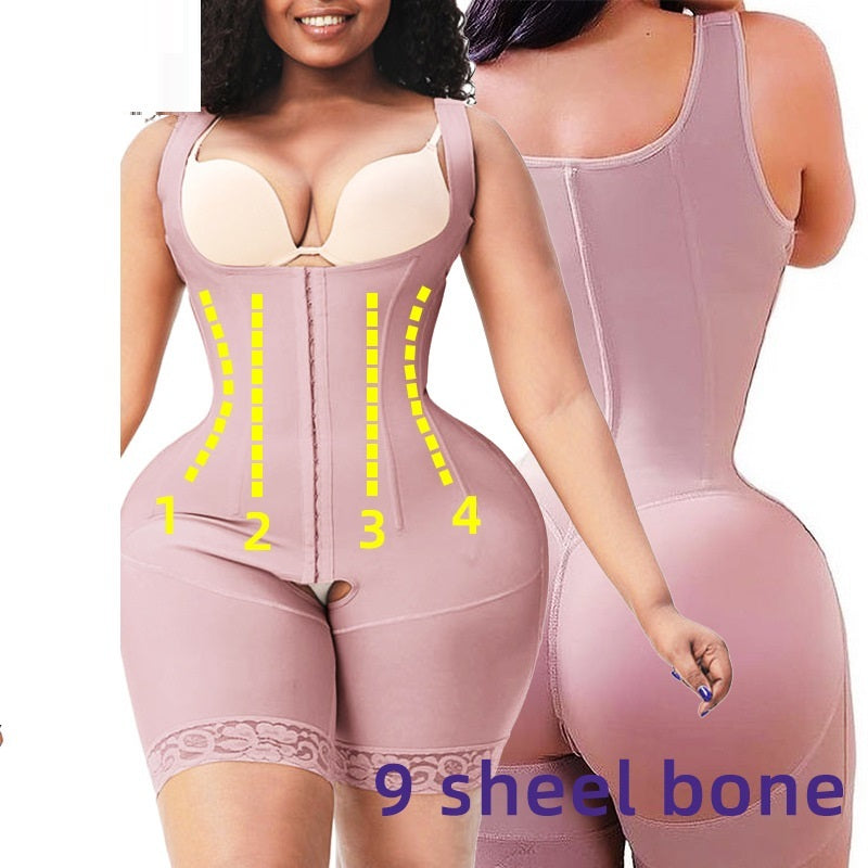 SteelCore™ Plus Size Waist Body Shaper - 9 Bone Support