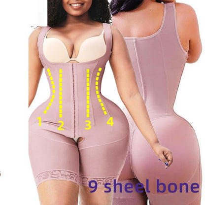 SteelCore™ Plus Size Waist Body Shaper - 9 Bone Support
