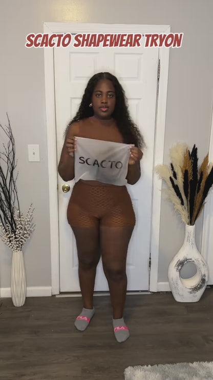 Waist-Defining Open-Back Shapewear Bodysuit